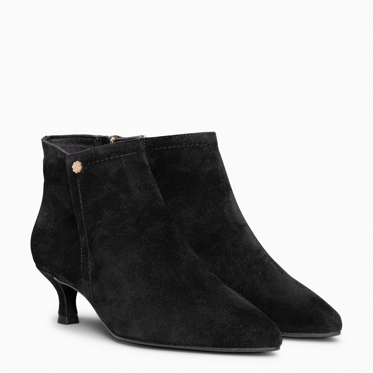 LORD – Botines tacón bajo NEGRO