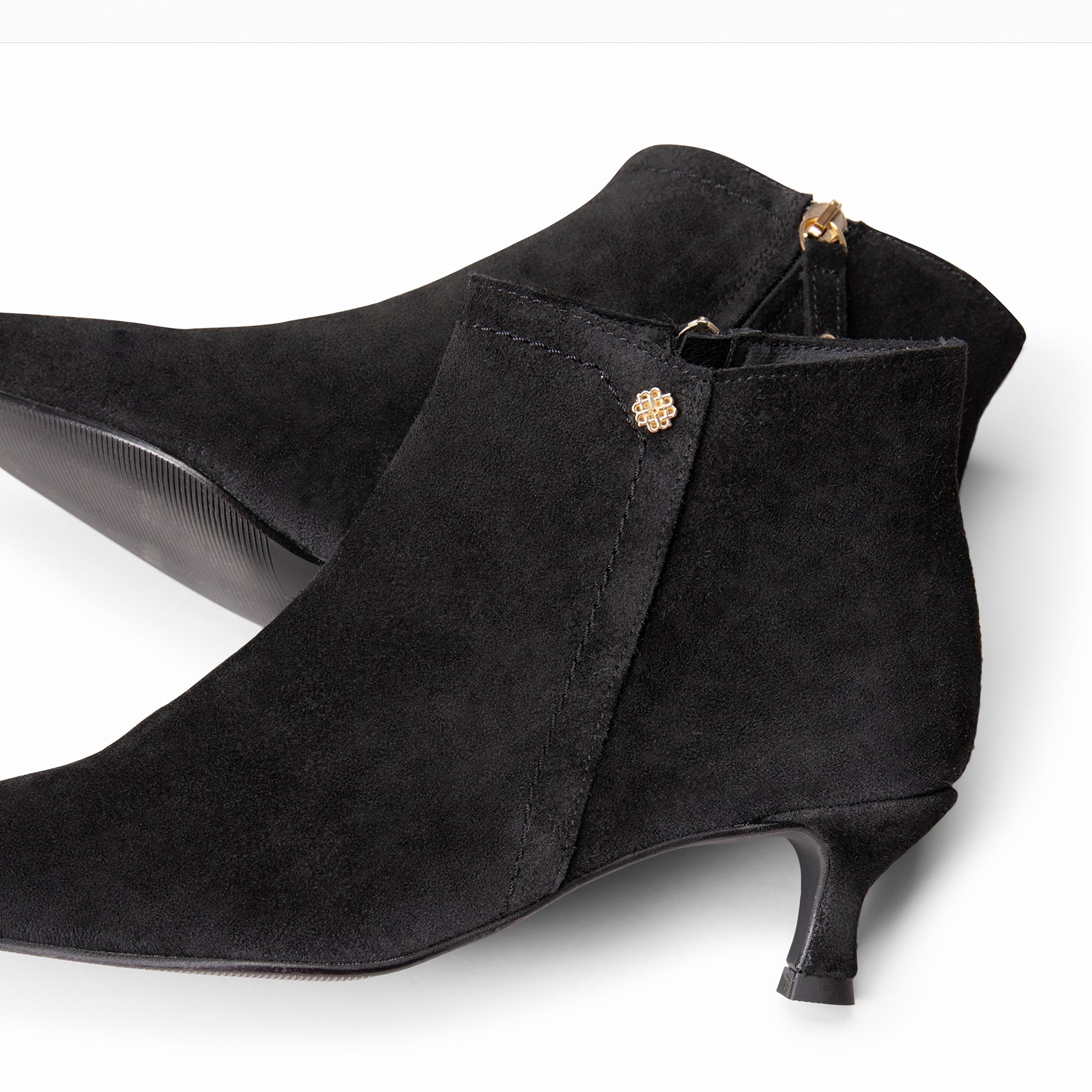 LORD – Botines tacón bajo NEGRO