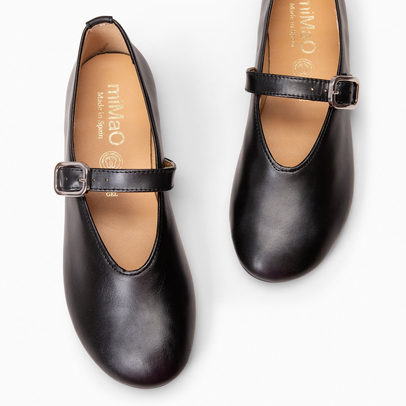 ALHELI - Mary Jane à lanière NOIR