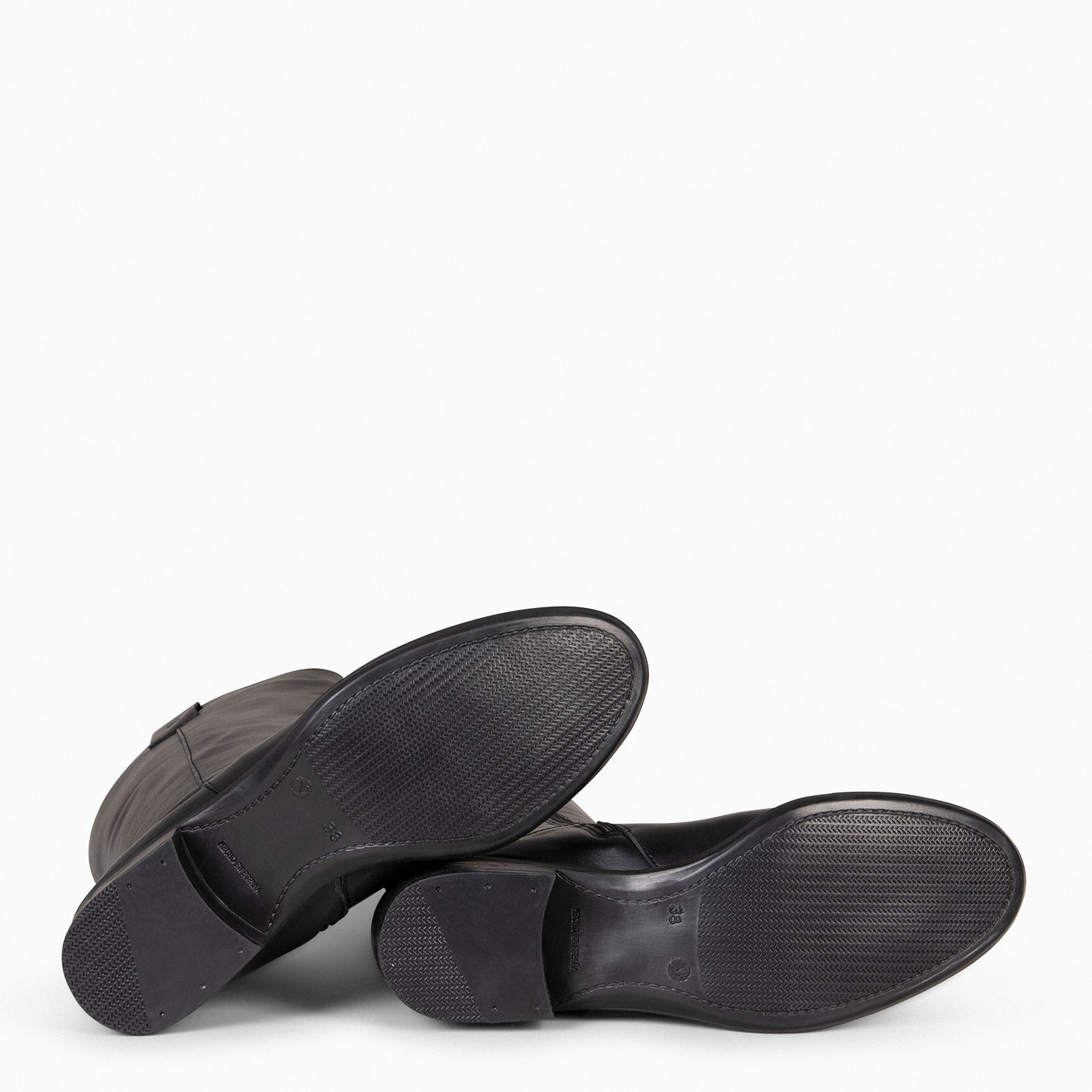 TEXAS – Botas de salto baixo NEGRO