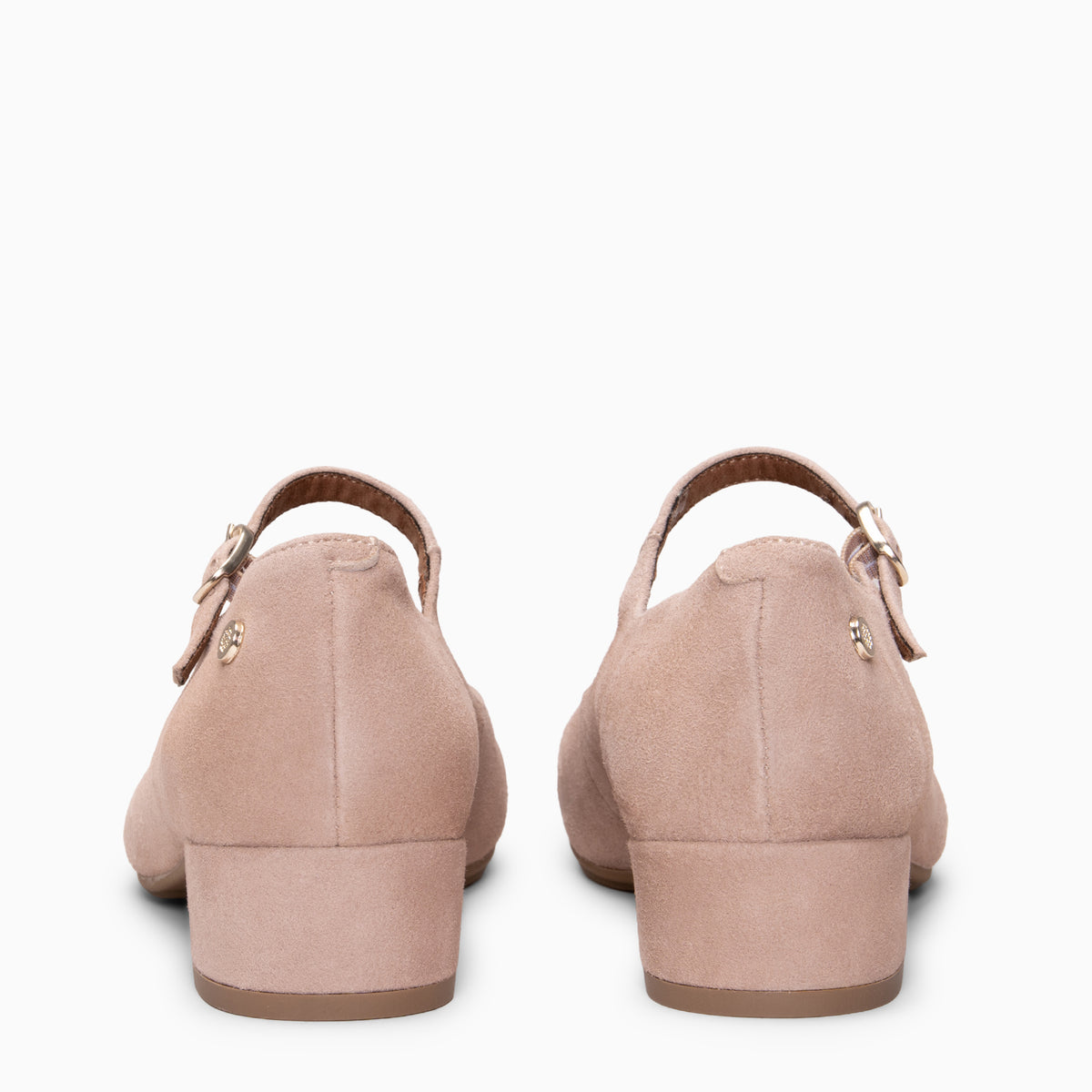 ACACIA - LIGHT PINK Low-Heeled Baresoft Mary Jane
