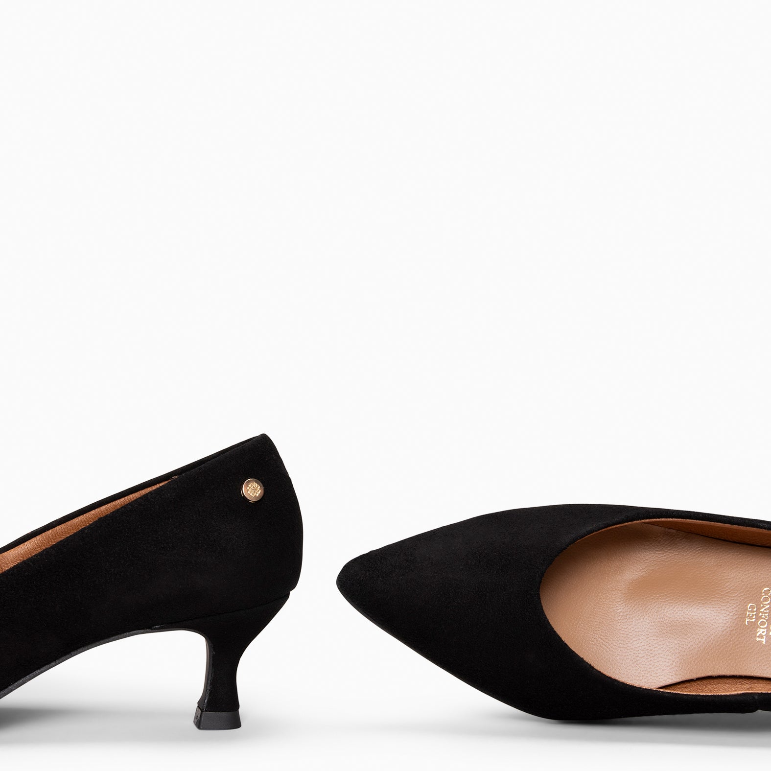 ESTHER - Tacón chupete de mujer NEGRO