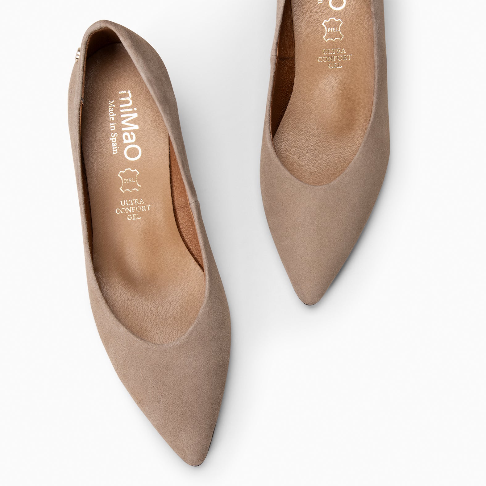 ESTHER - Tacón chupete de mujer TAUPE