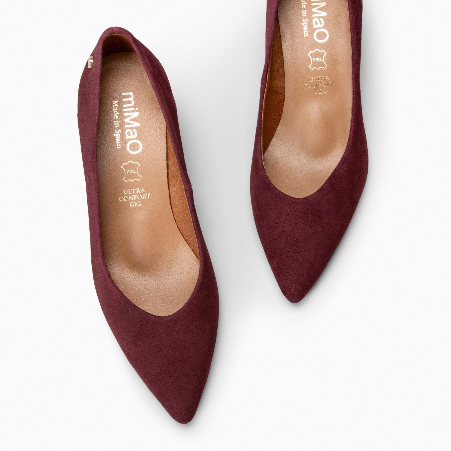 ESTHER - Tacón chupete de mujer BURDEOS