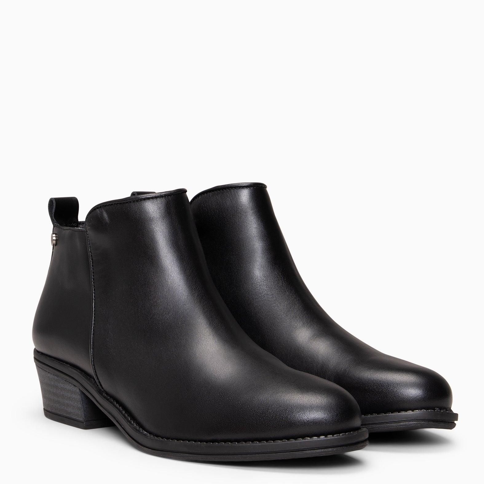 BALTIMORE - BOTINES DE CAÑA BAJA NEGRO