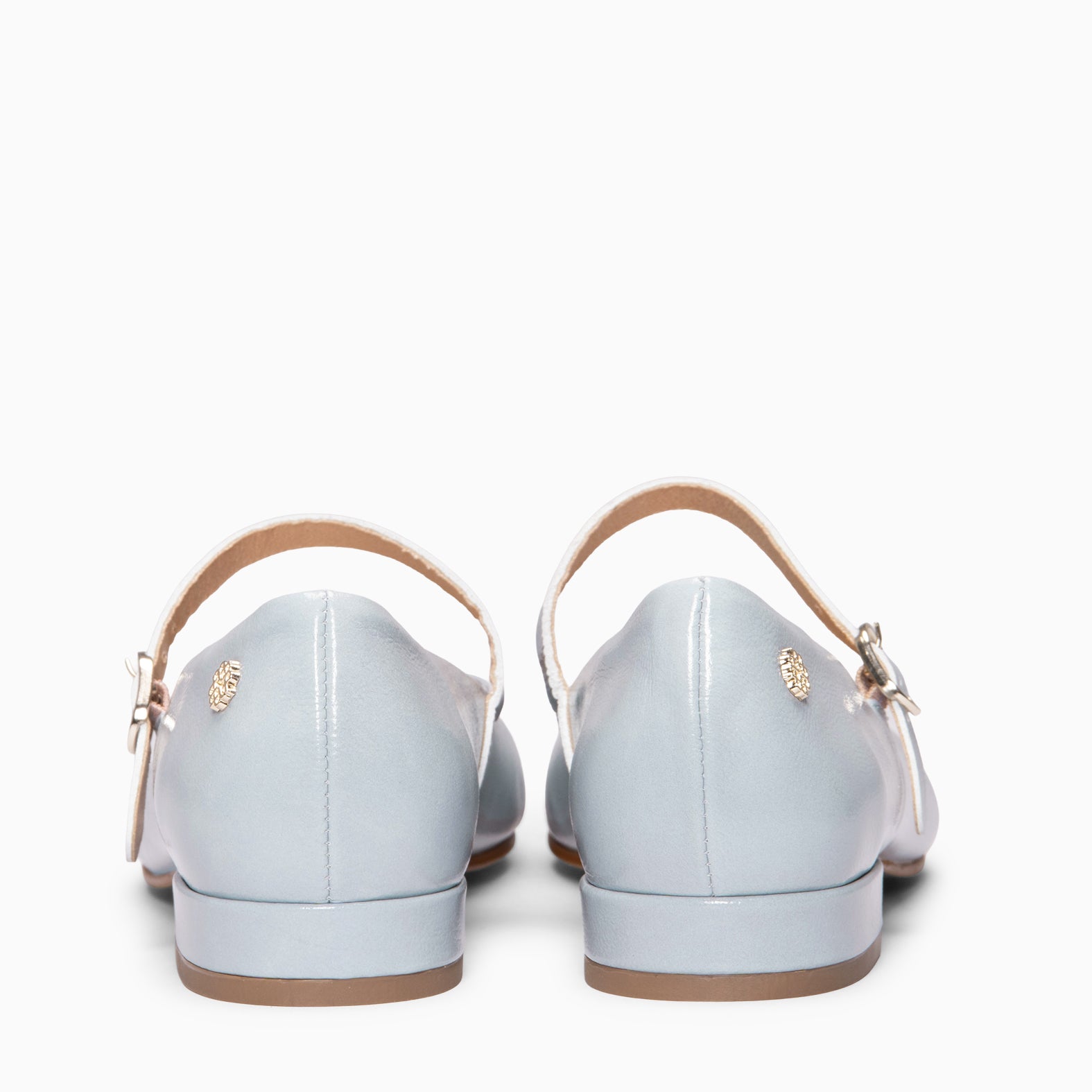 ZOE - Mary Jane à lanière en cuir vernis BLEU