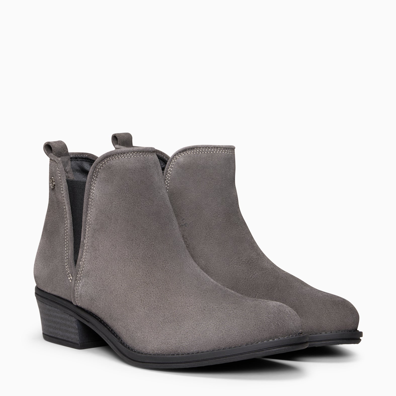 VIANA - Botín bajo con elástico GRIS