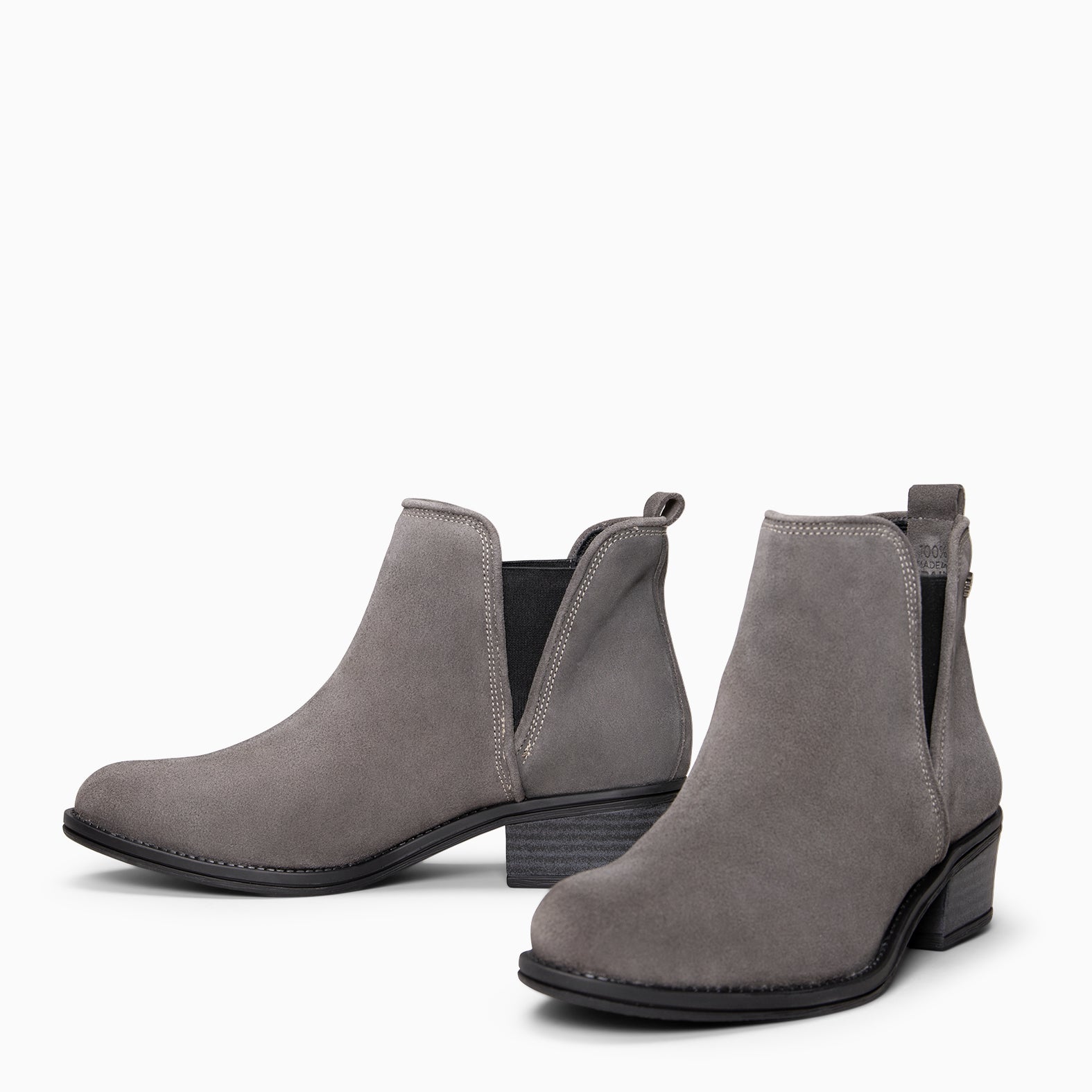 VIANA - Botín bajo con elástico GRIS