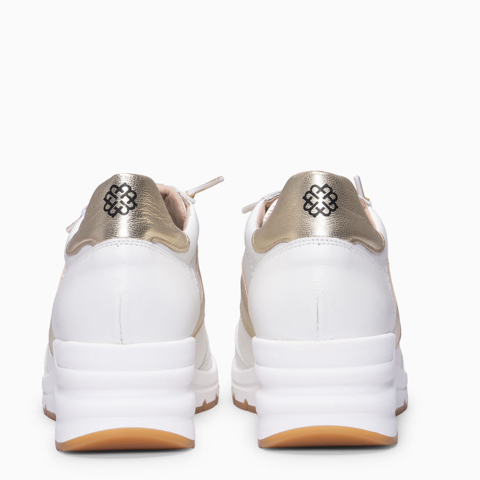 ANNECY - Zapatillas con cuña BLANCO ORO