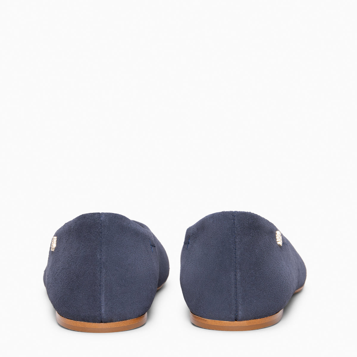 HANOI - NAVY Suede leather Ballerinas