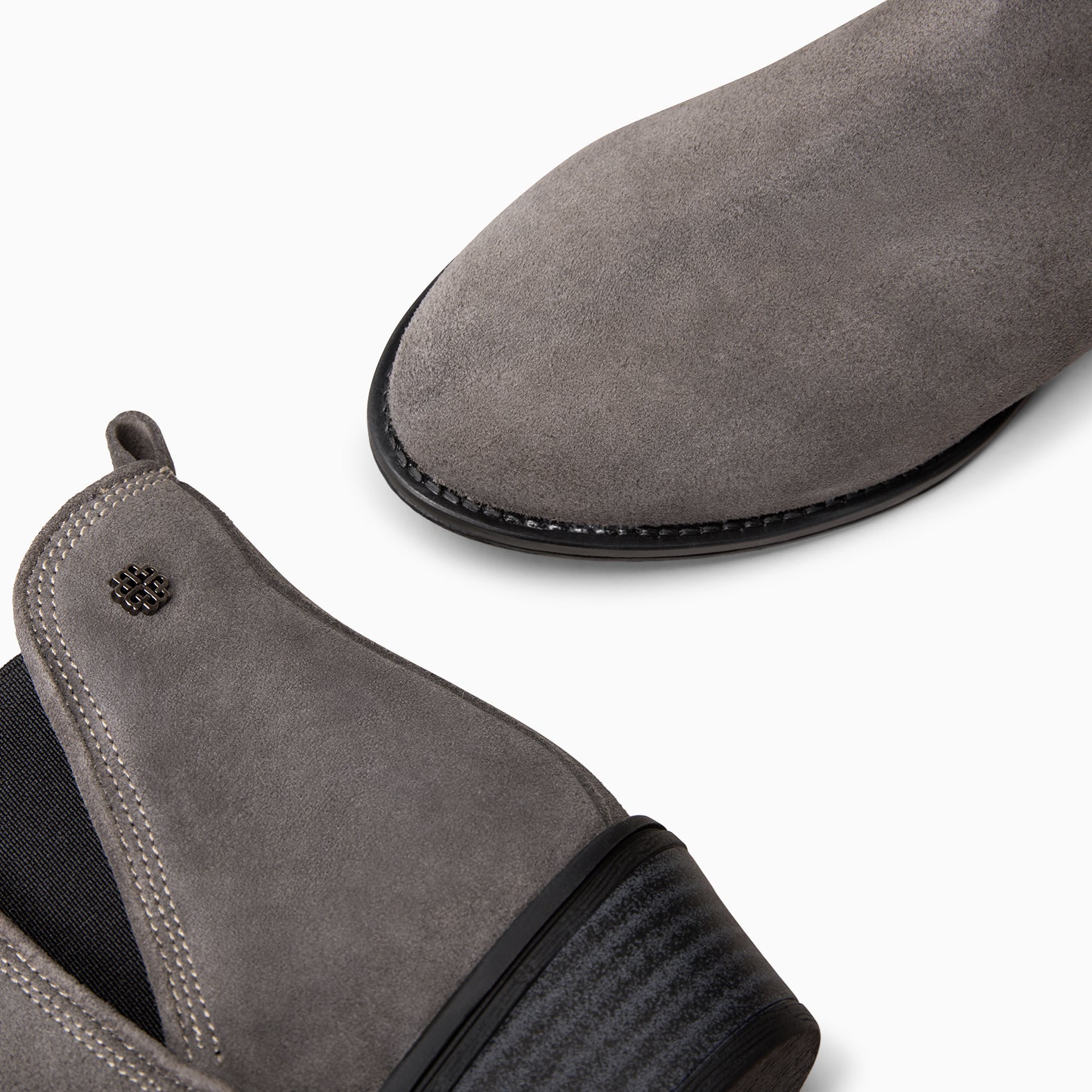 VIANA - Botín bajo con elástico GRIS