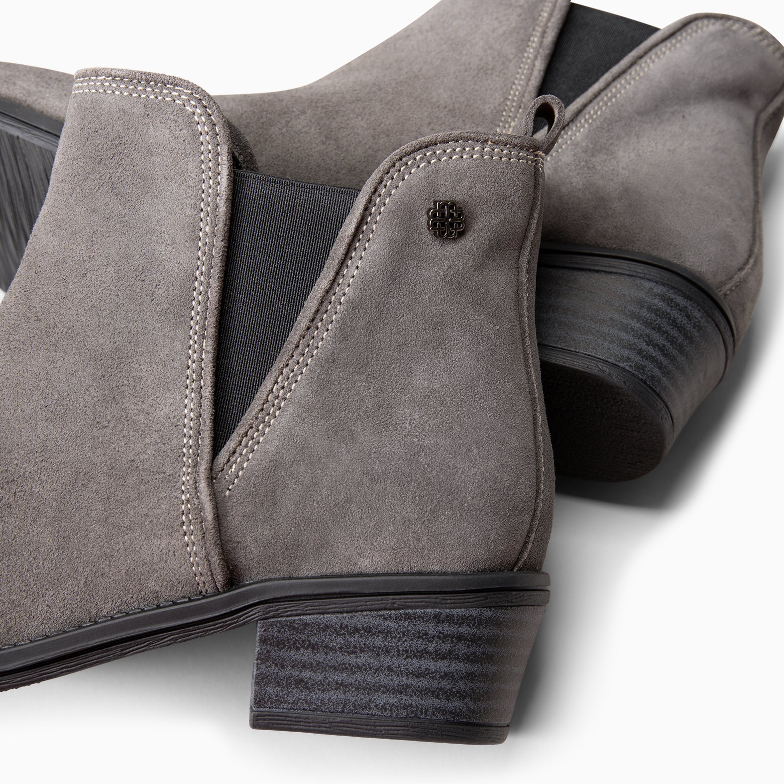 VIANA - Botín bajo con elástico GRIS