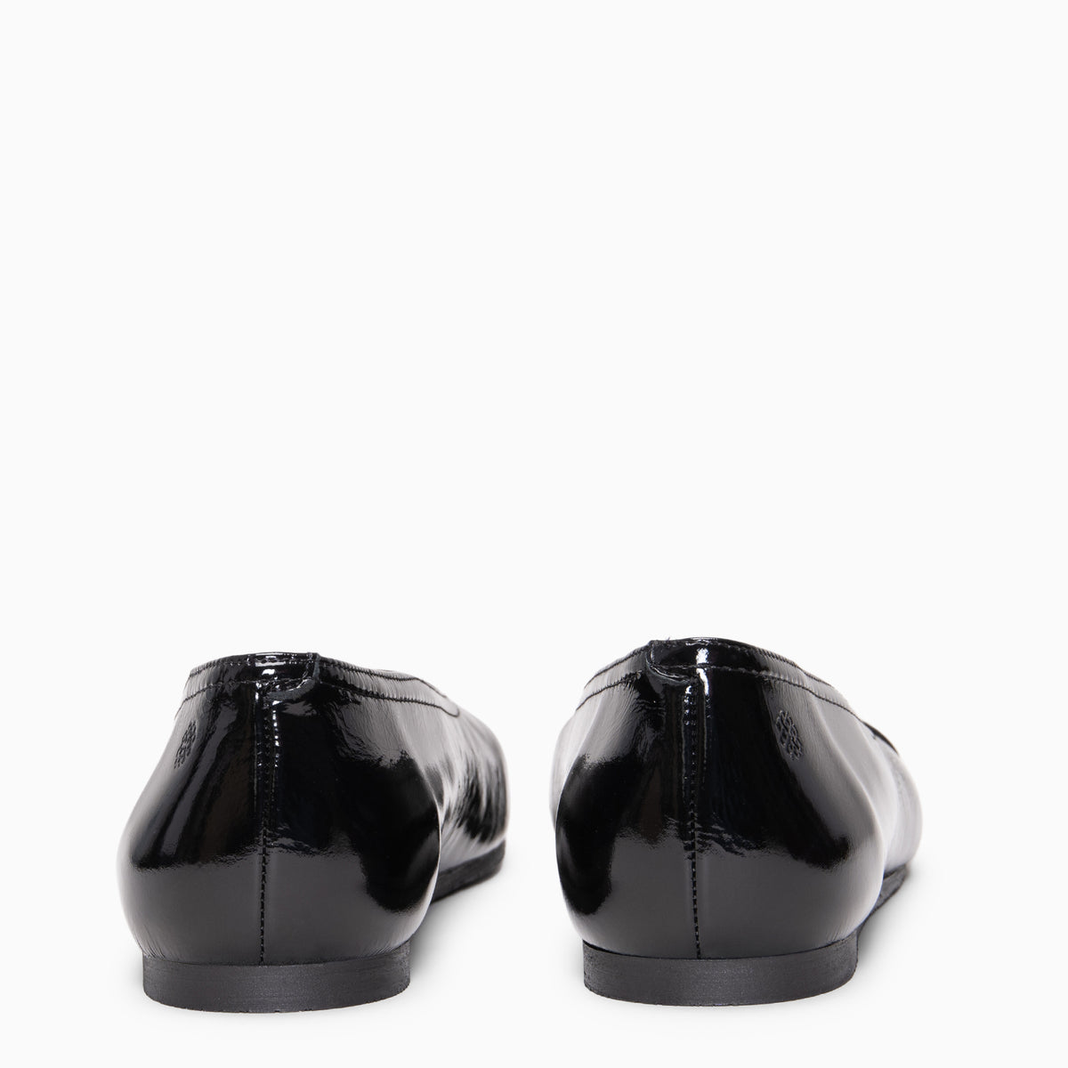 PLUMA - Zwarte Baresoft ballerina’s van lakleer