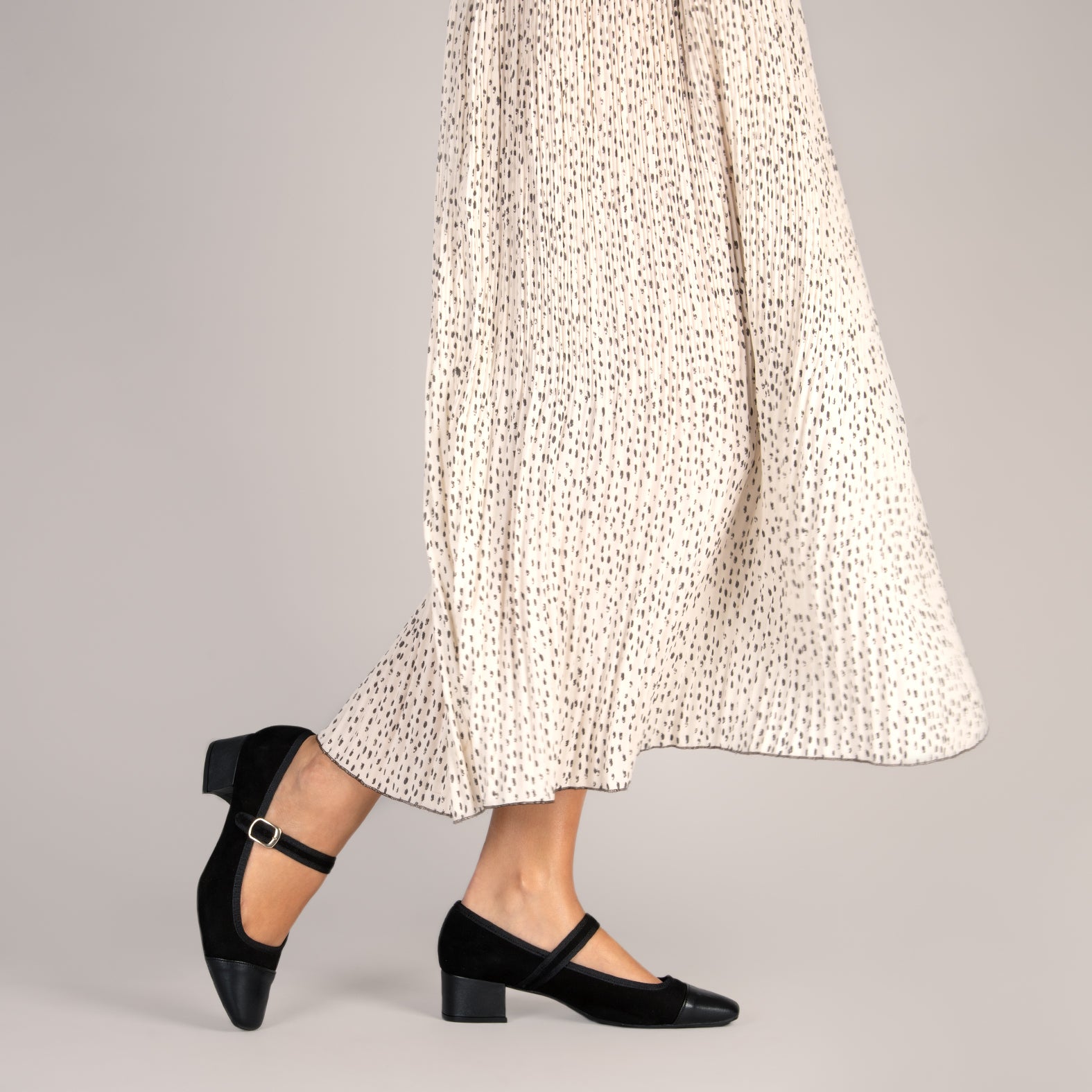 ALICE - Merceditas de tacón NEGRO - miMaO ®