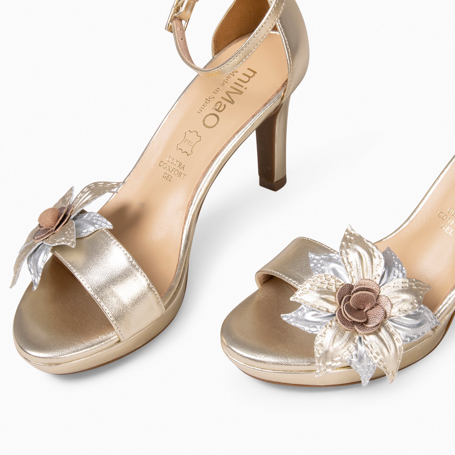 SELENE - GOLDEN BRIDAL SANDAL