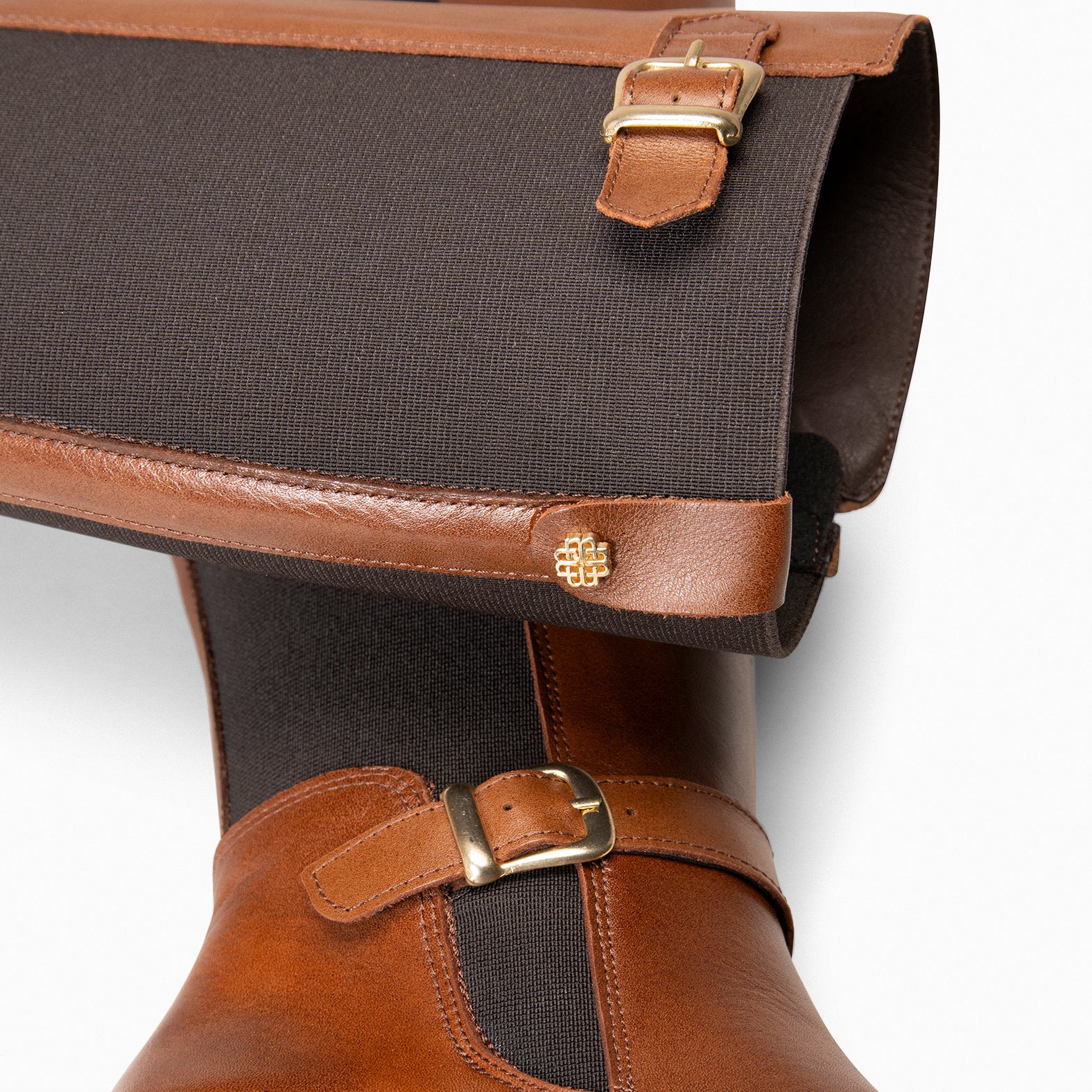 SENA – BROWN Boots with elastic shaft