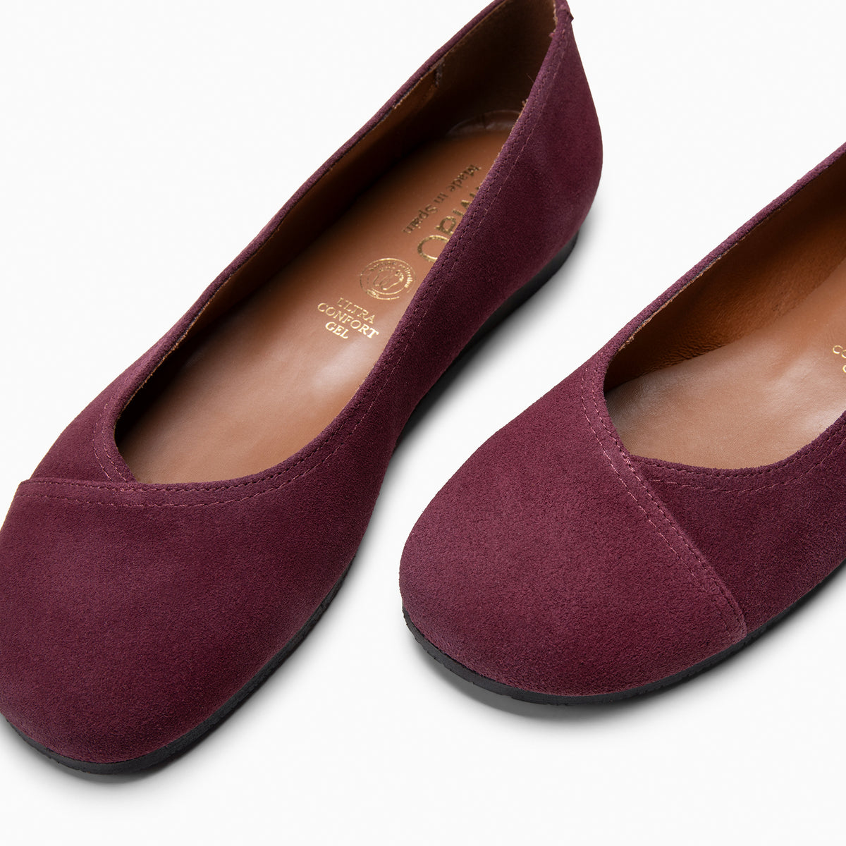 PLUMA - BURGUNDY ballerina baresoft
