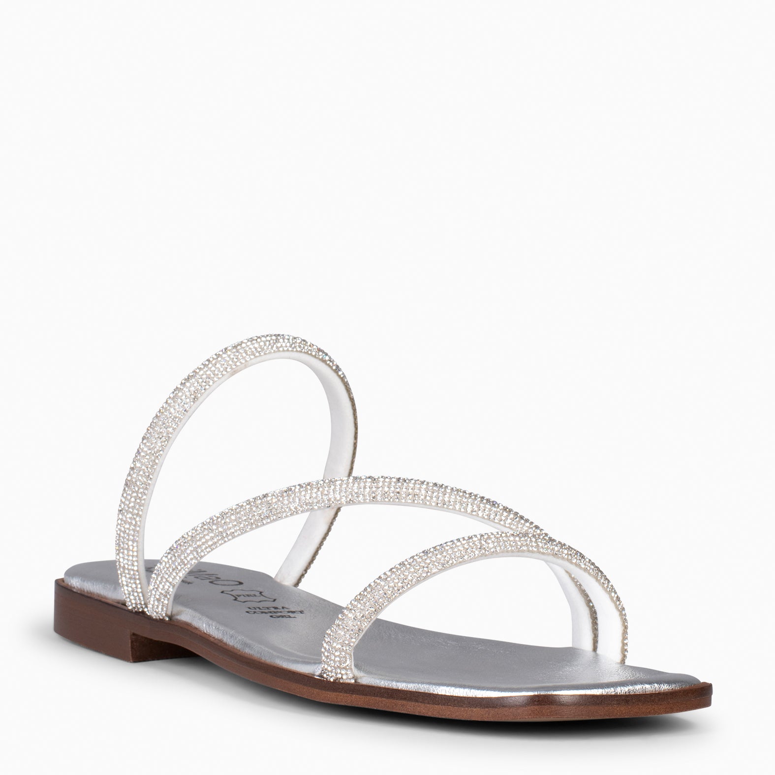 TALLIN – Nu-pieds ARGENT pour femme