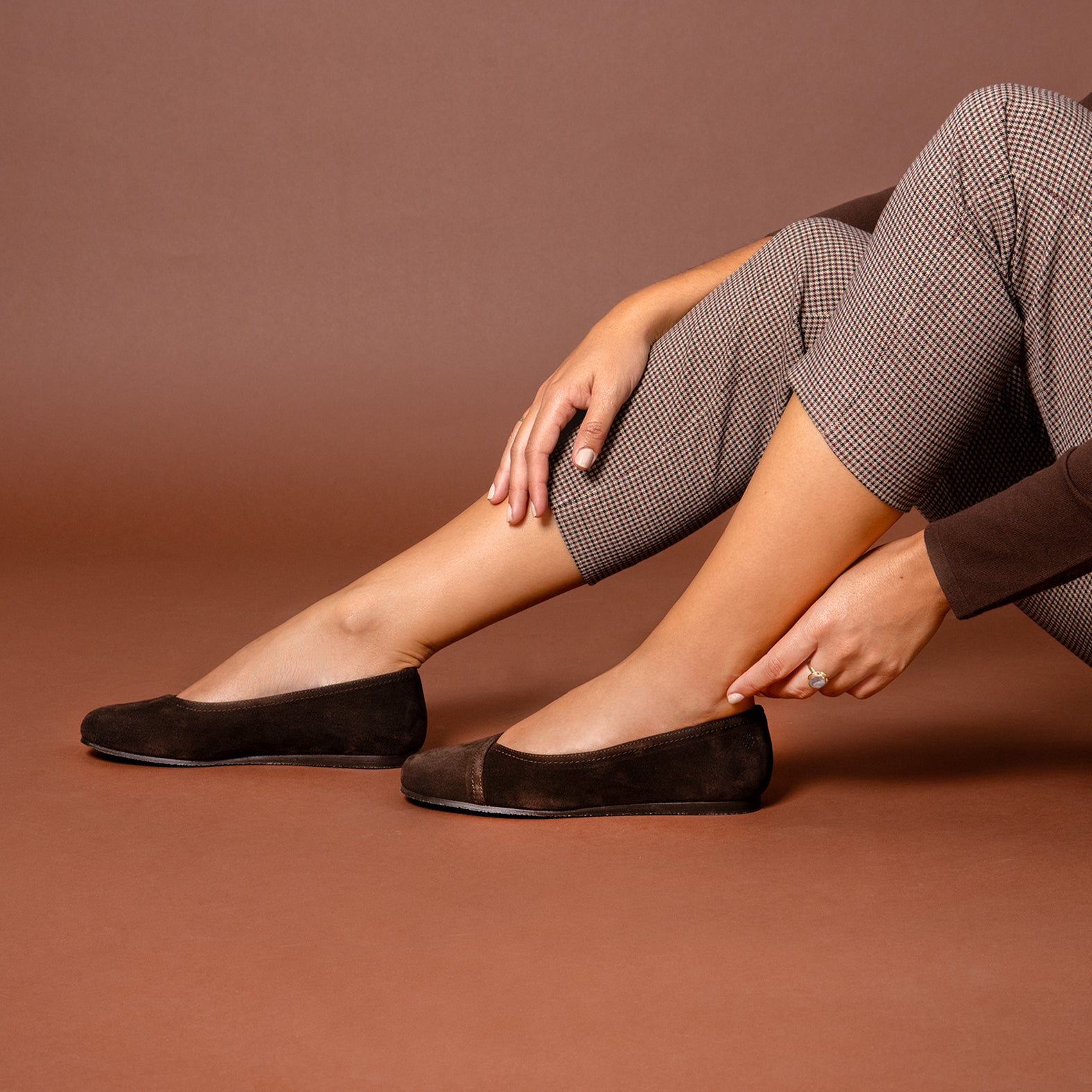 PLUMA - BROWN ballerina baresoft