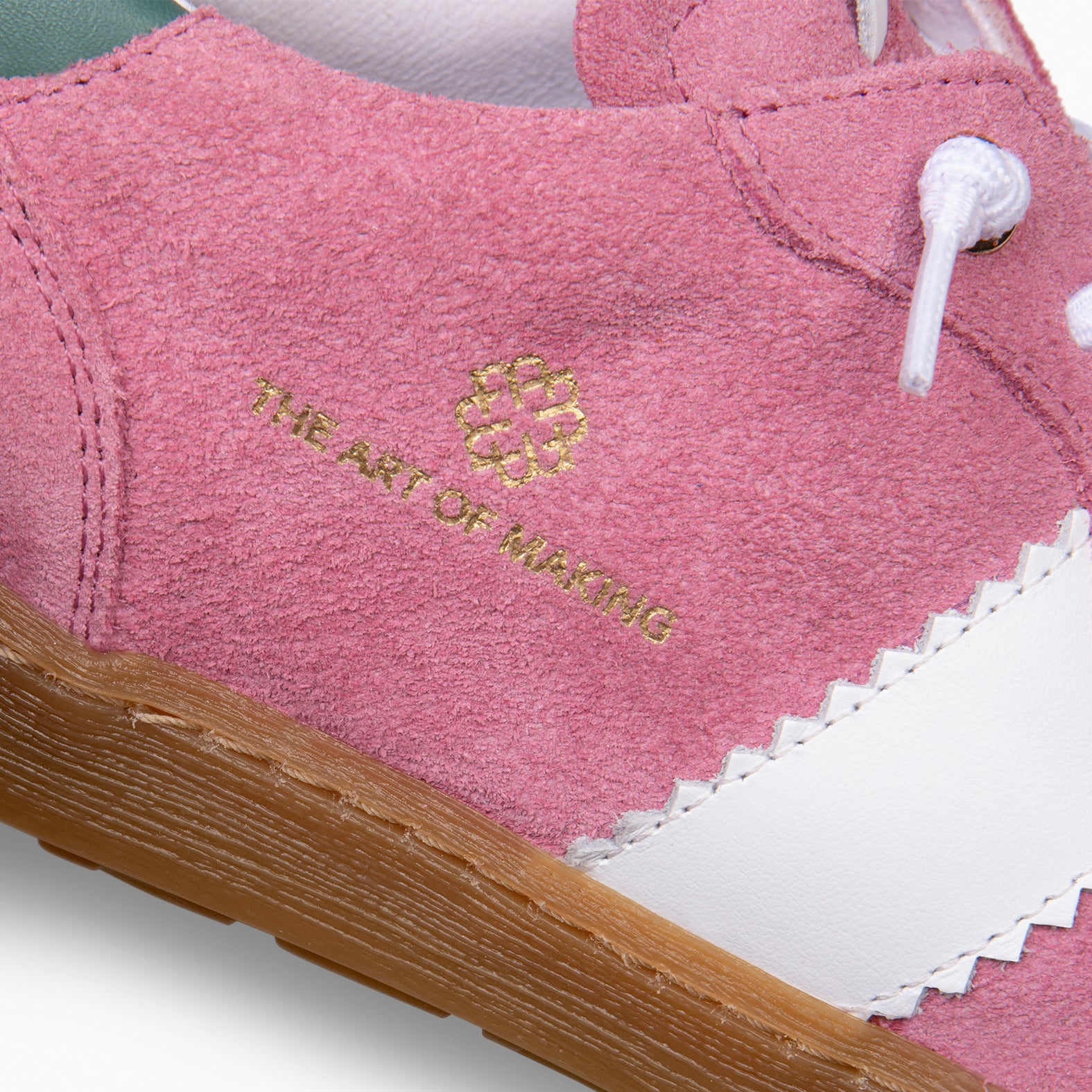 STÜDIO 01 – Baskets pour femme en daim FUCHSIA