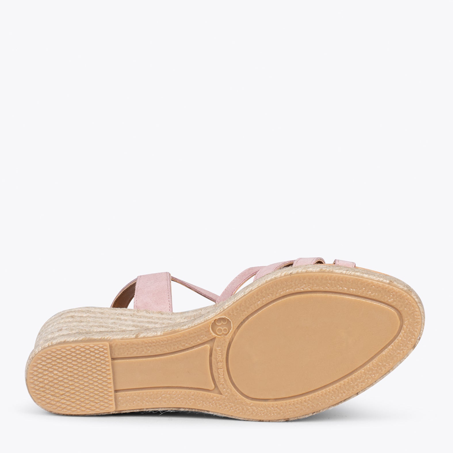 HOYAMBRE – PINK espadrilles with braided front