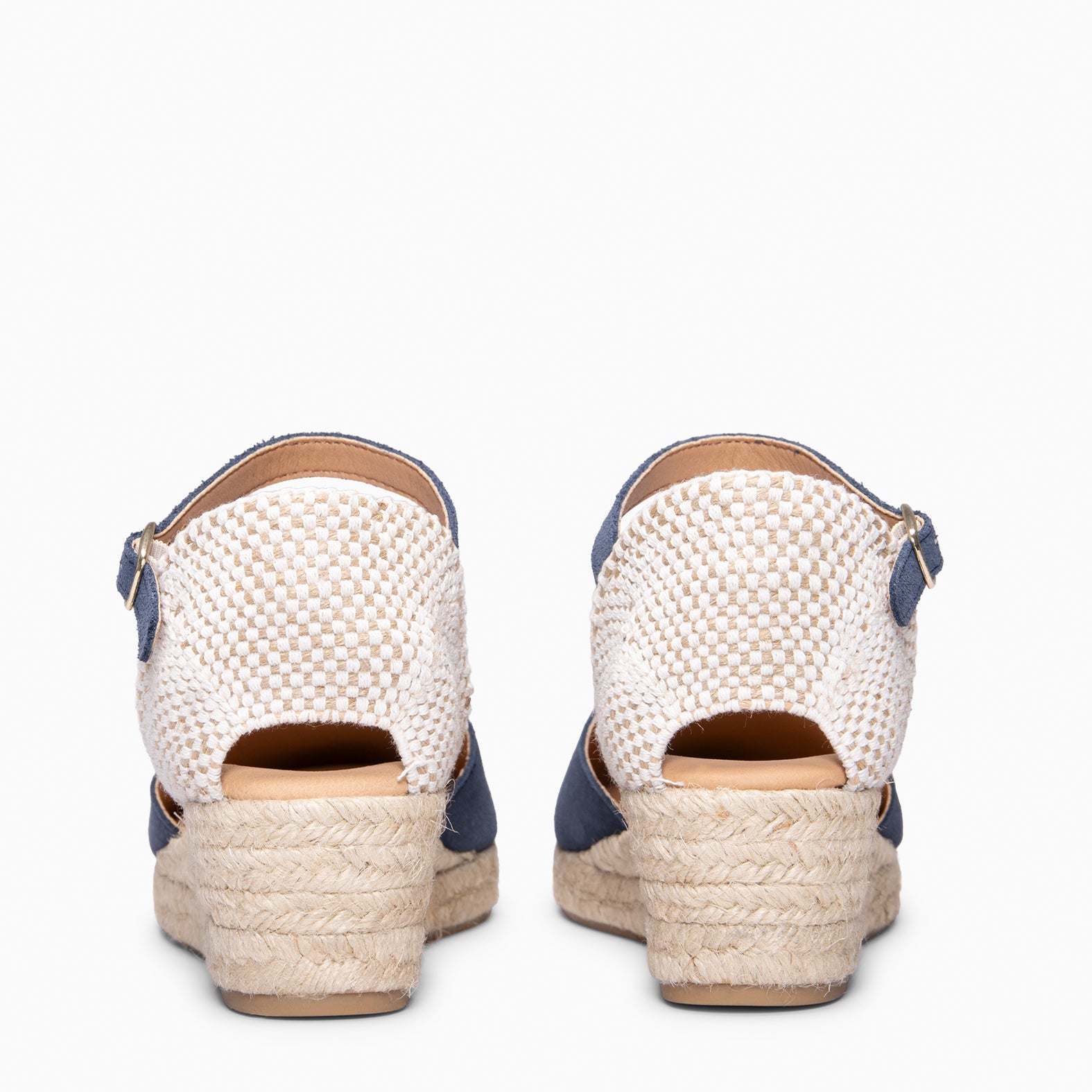 FORNELLS - Espadrilles à petit talon JEANS