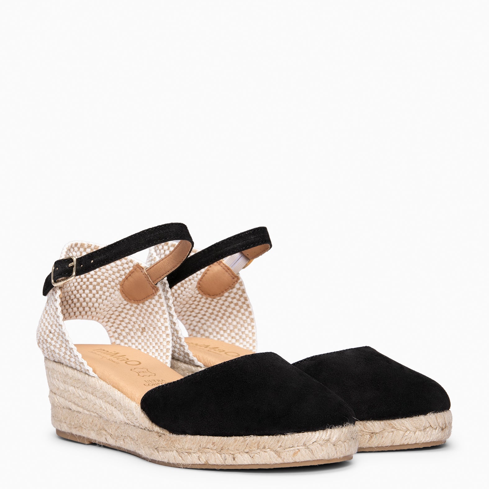 FORNELLS - Cuñas bajas de Esparto NEGRO