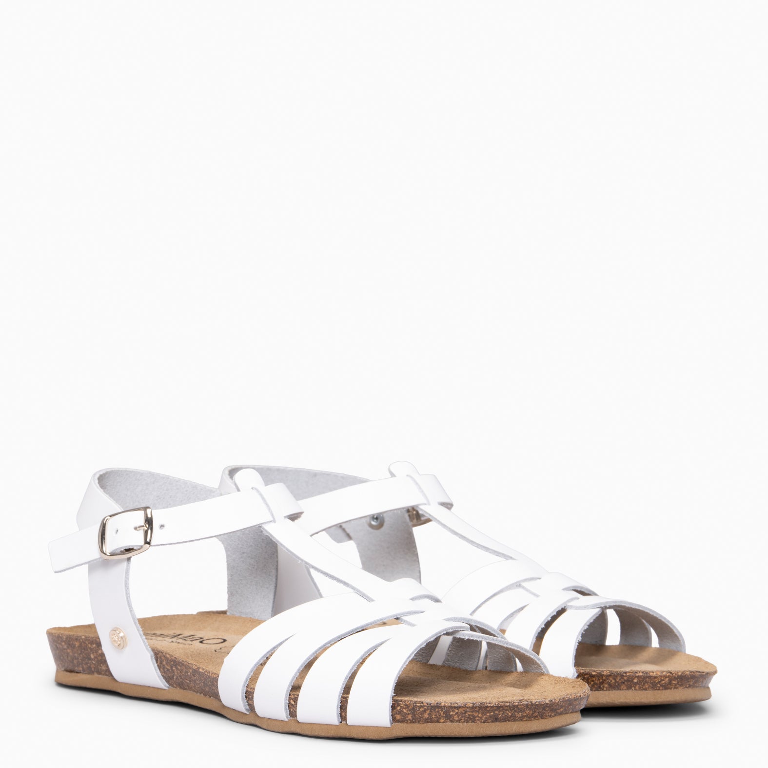 DITA - WHITE Bio strappy sandals