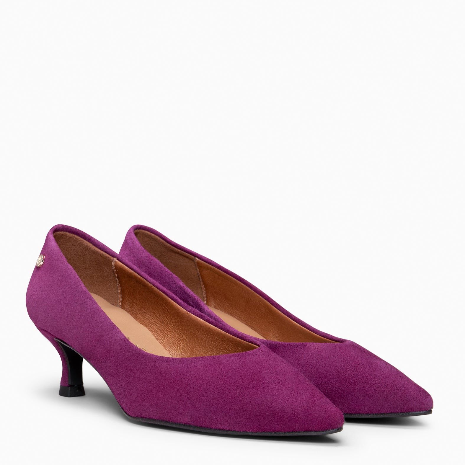 ESTHER - Tacón chupete de mujer MORADO