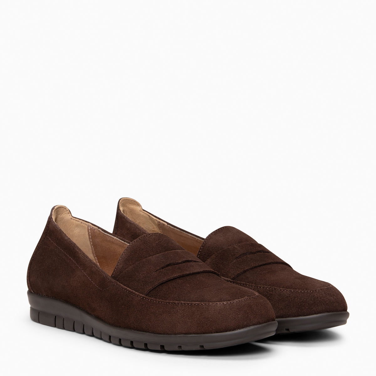 360 - Mocasines con antifaz hidrófugos MARRON