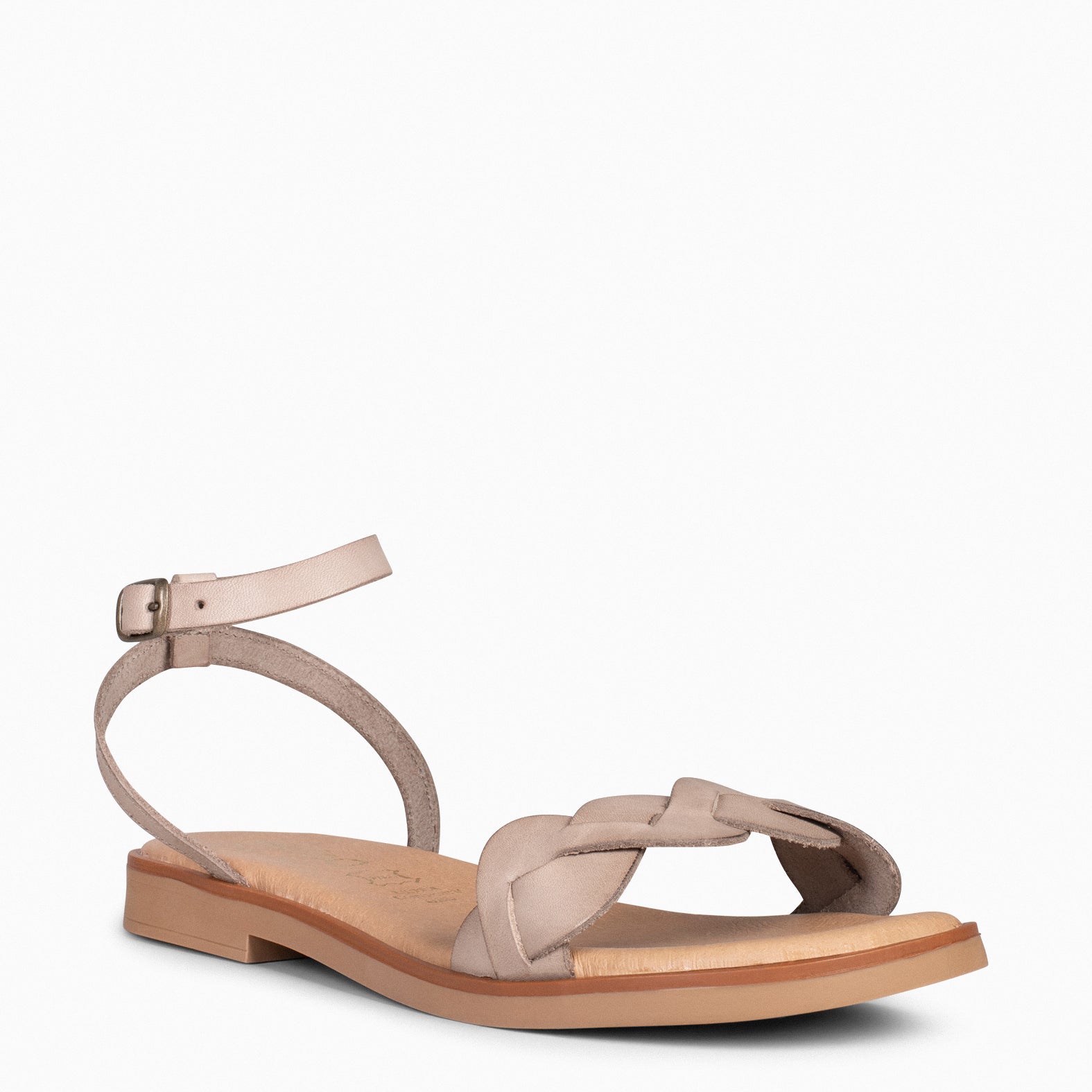 ARECA - BEIGE WOMEN'S FLAT SANDALS