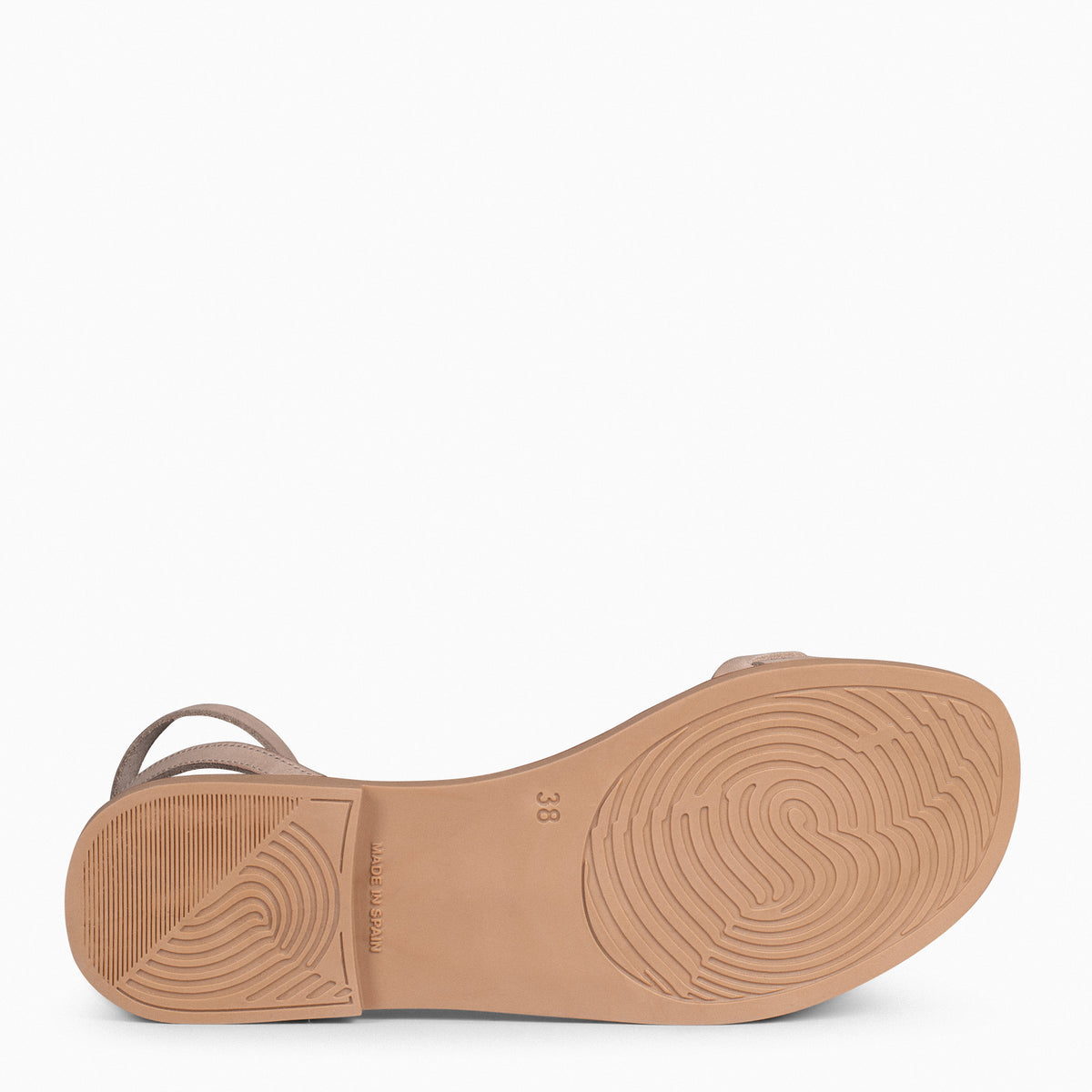 ARECA - Sandalias planas mujer TAUPE