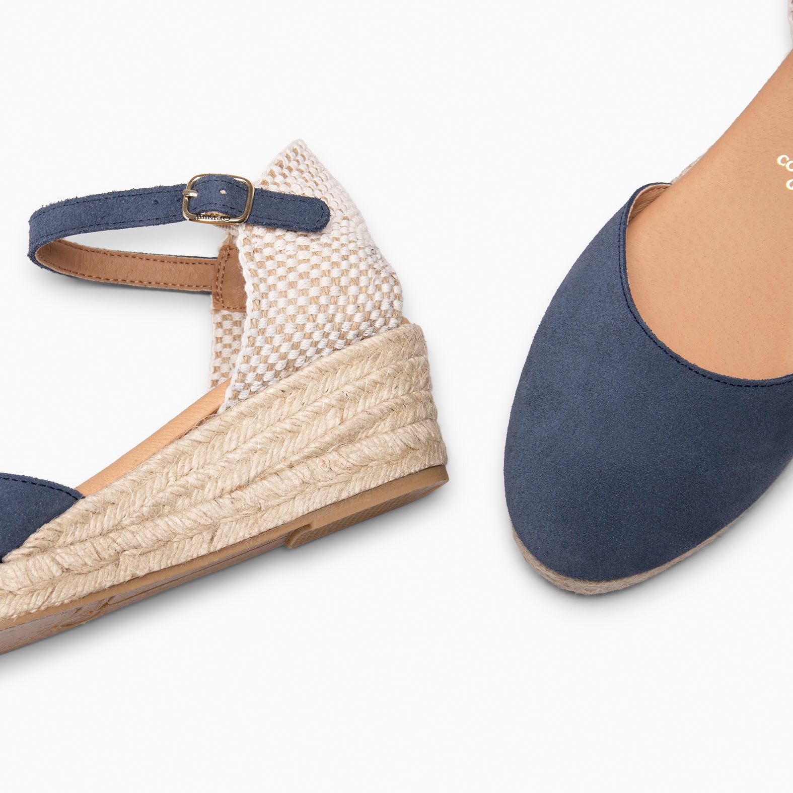 FORNELLS - Espadrilles à petit talon JEANS