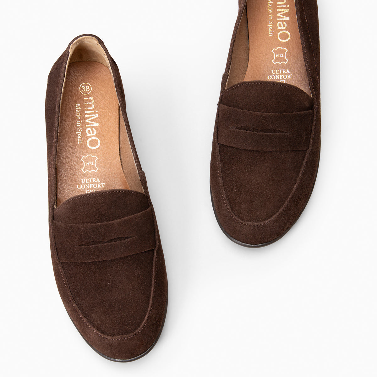 360 - Mocasines con antifaz hidrófugos MARRON