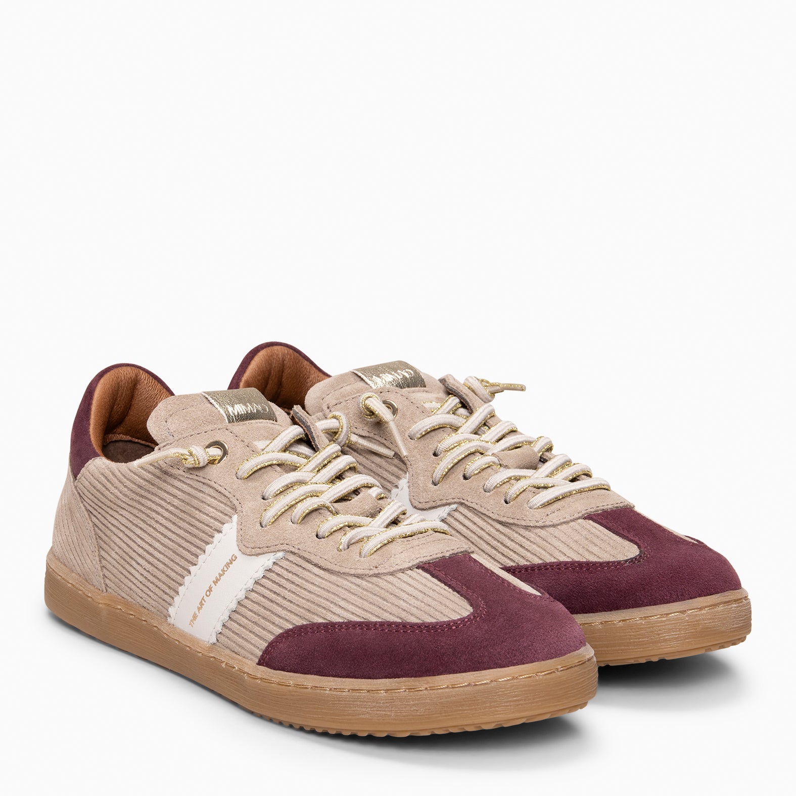 STÜDIO 01 - TAUPE Suede sneakers