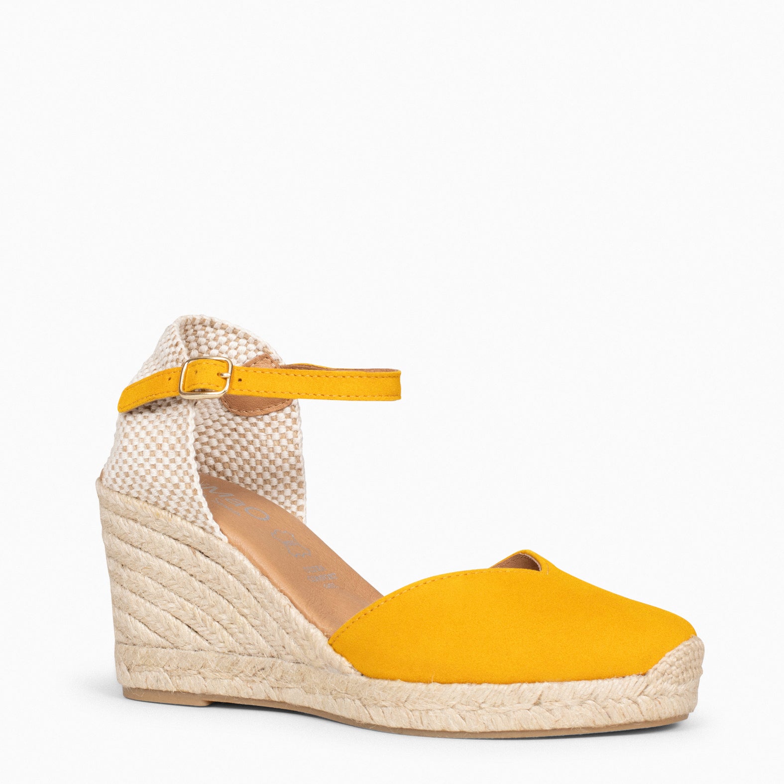 NERJA - YELLOW WEDGE ESPADRILLE