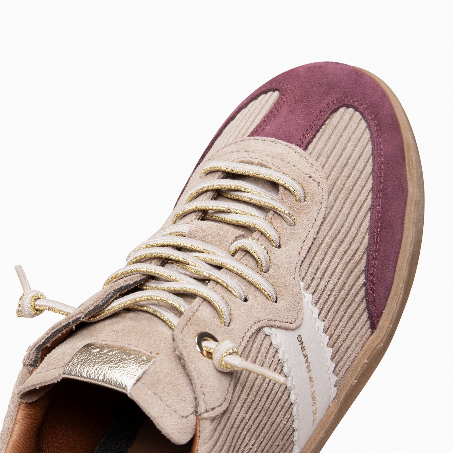 STÜDIO 01 - TAUPE Suede sneakers