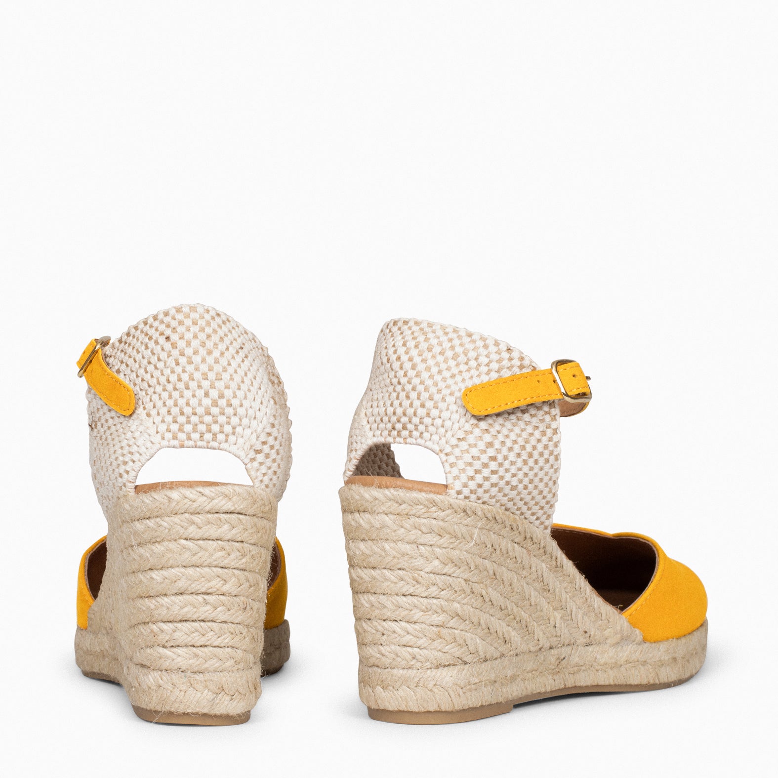 NERJA - YELLOW WEDGE ESPADRILLE