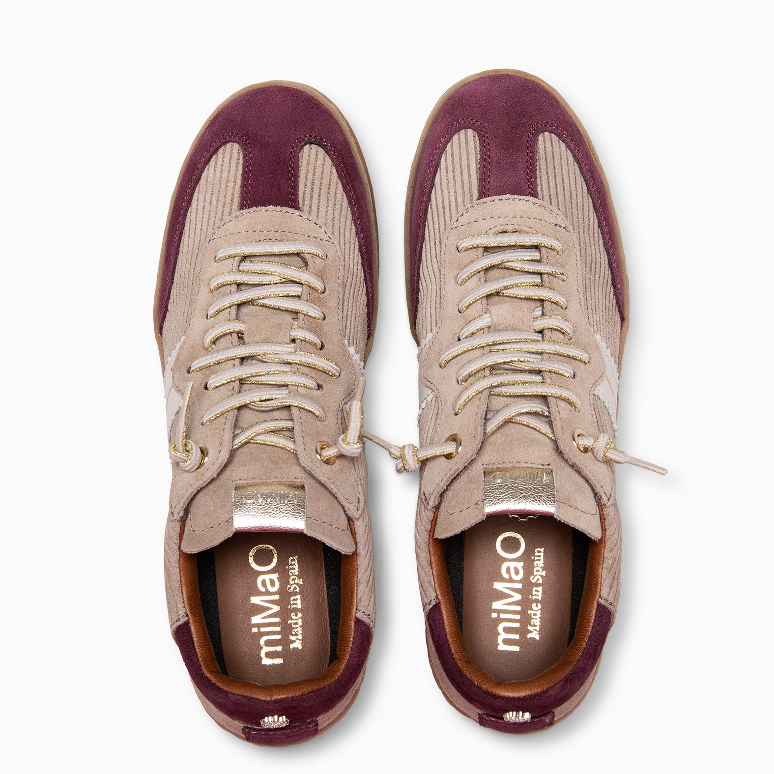 STÜDIO 01 - TAUPE Suede sneakers