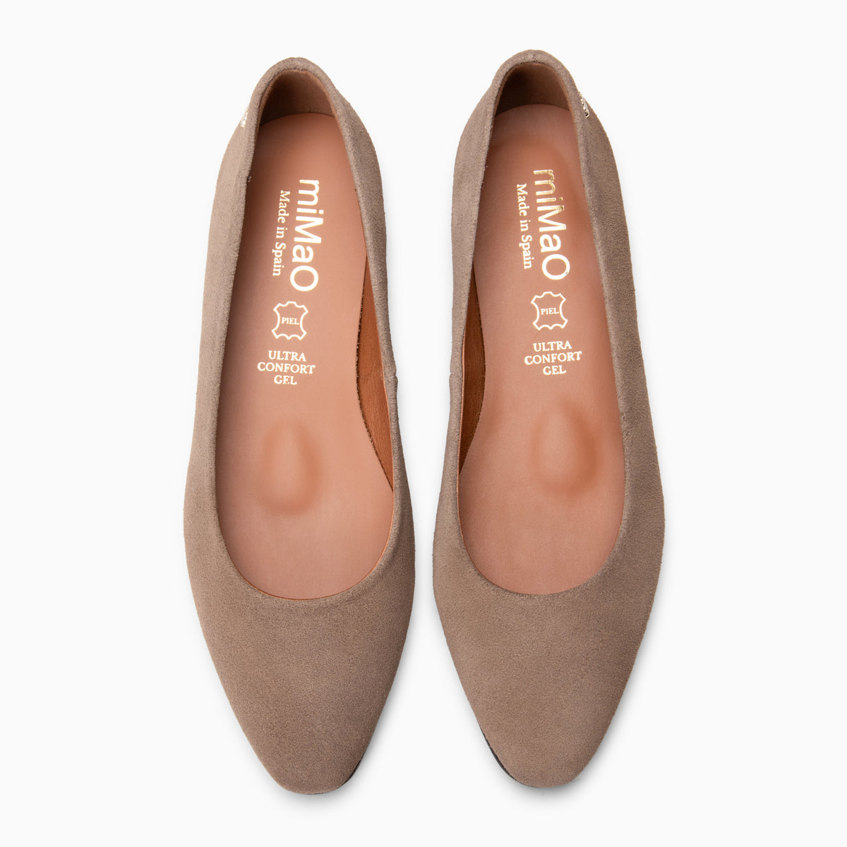 MALOU - Bailarinas con cuña interior TAUPE