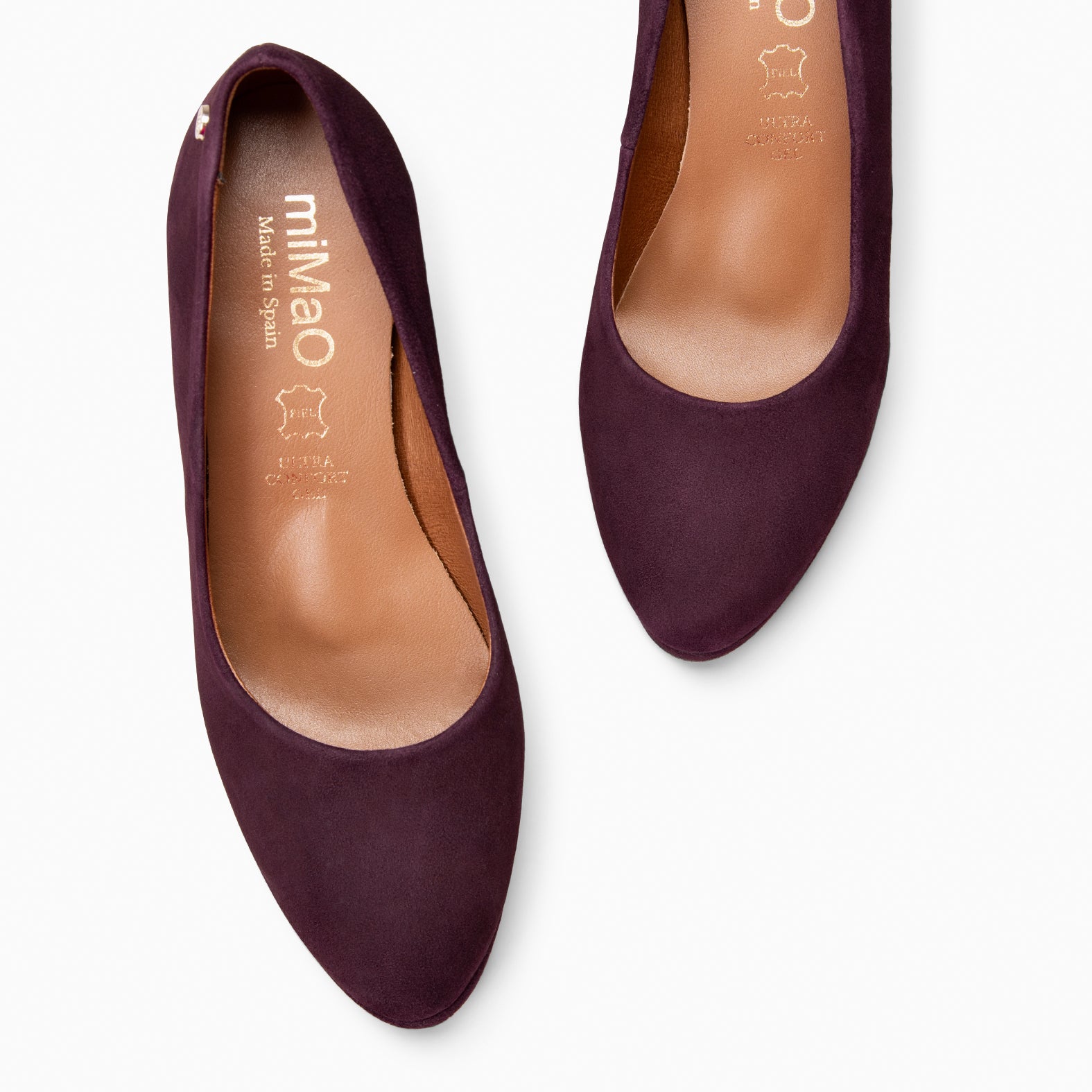 PLATEFORME - Escarpins à talon haut et plateforme CERISE