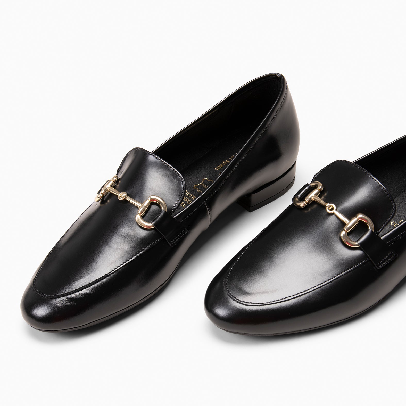 ELOISE – BLACK Flat Moccasins