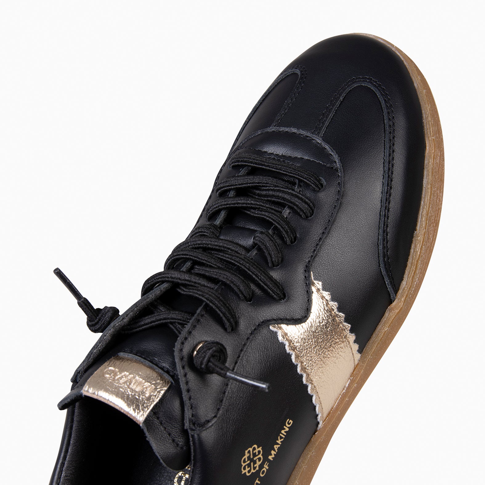 STÜDIO 01 – Baskets pour femme en daim NOIR