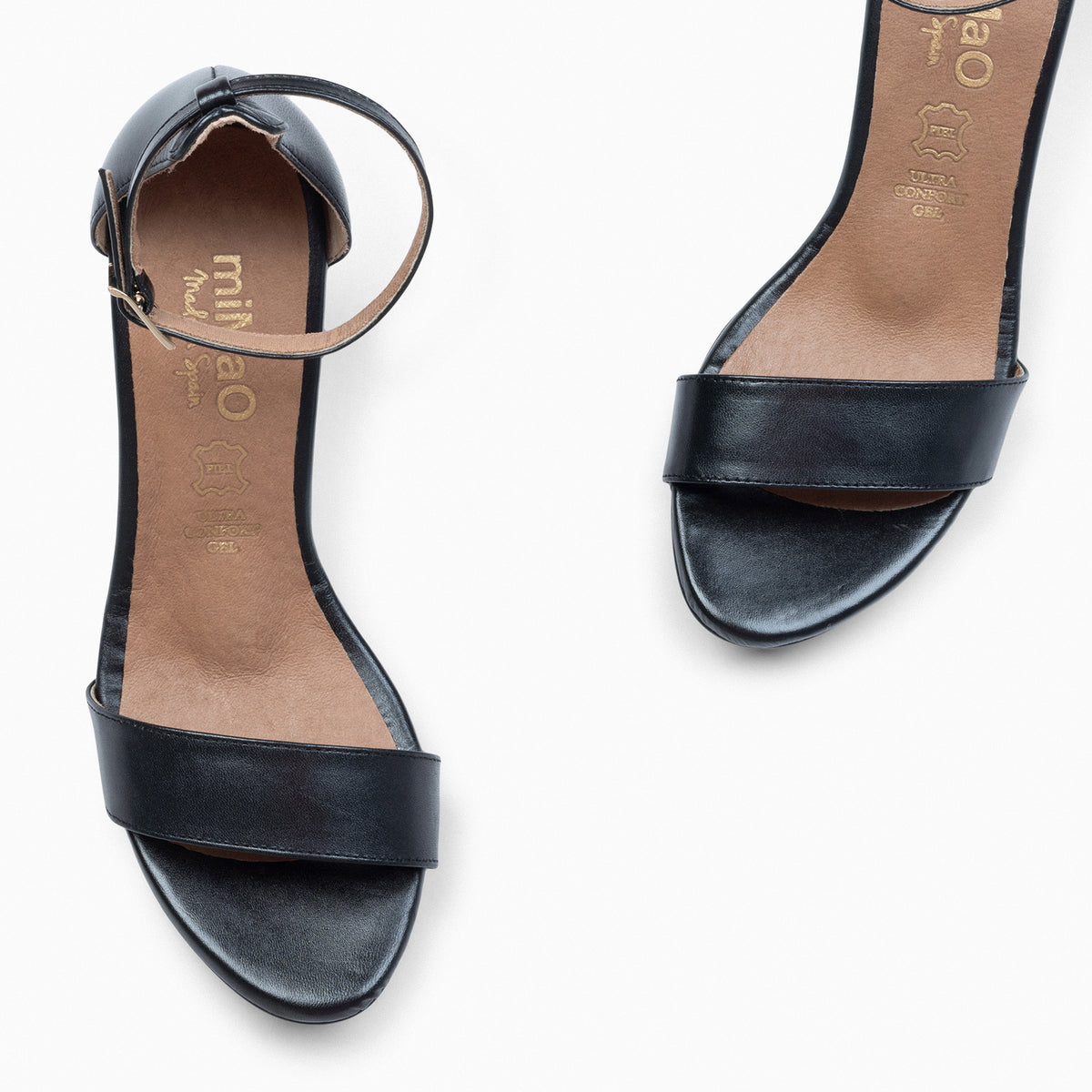 FIESTA – Sandalias de tacón alto y plataforma NEGRO