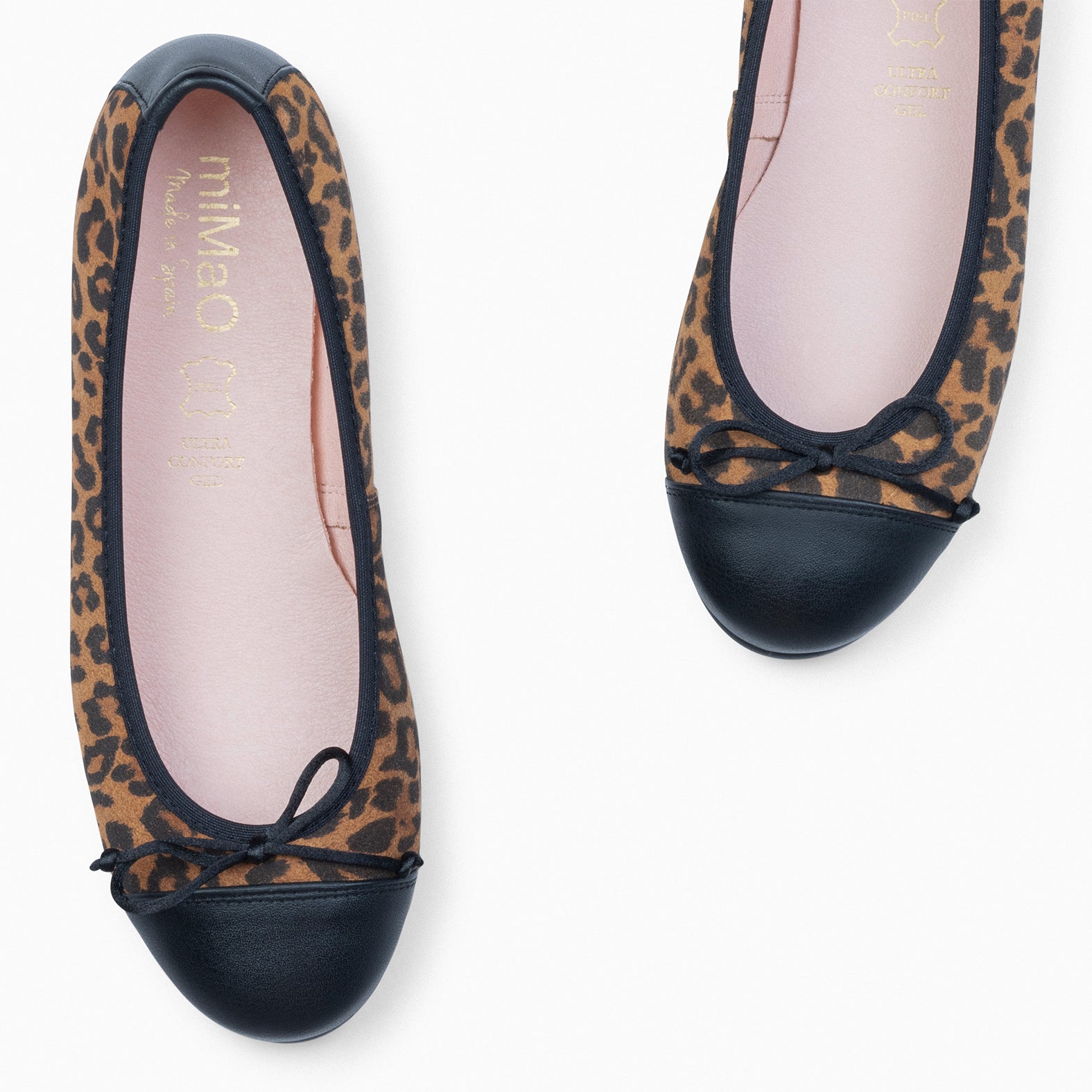 NICOLLE – Bailarina plana con puntera LEOPARDO