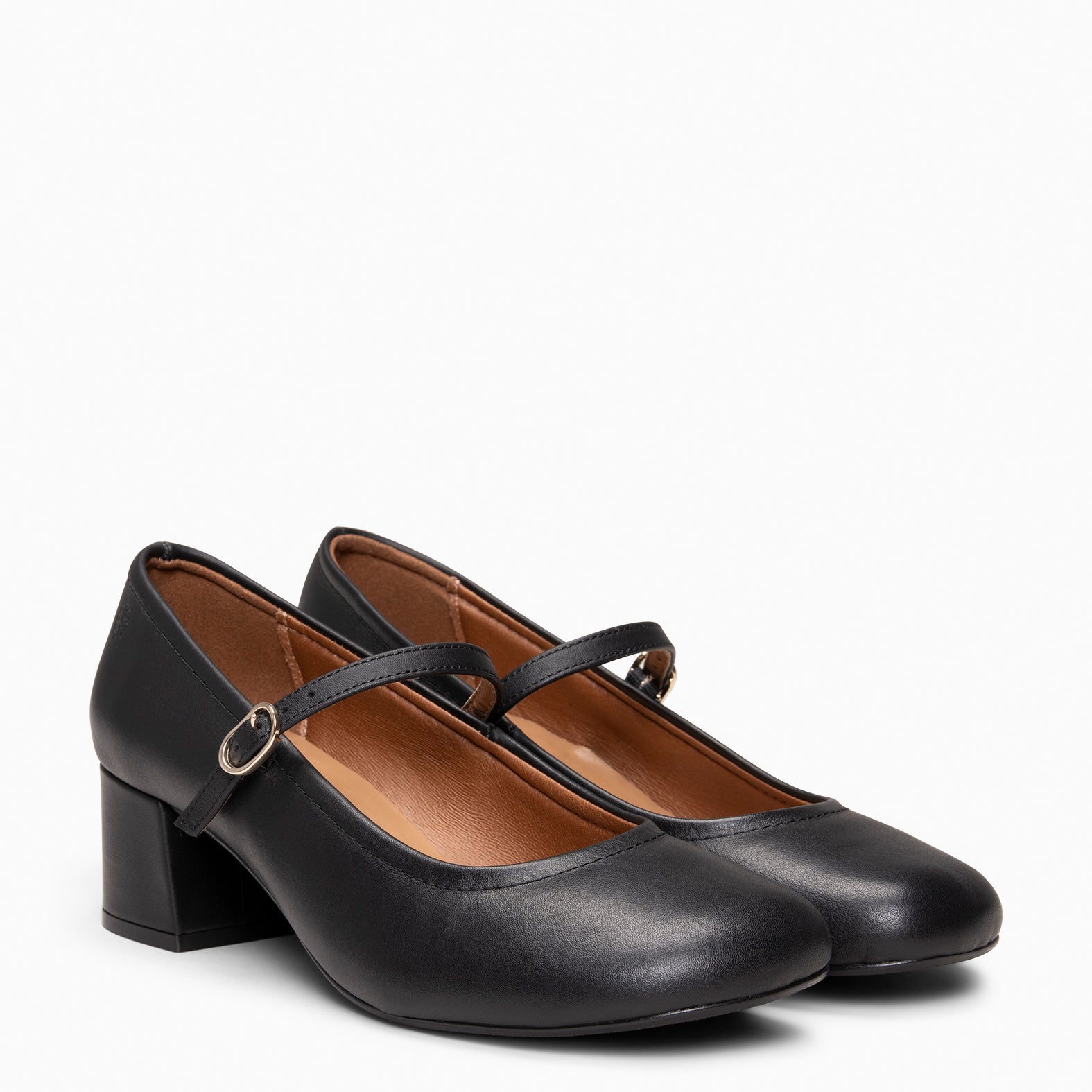 ROSALIA - Mercedita de tacón ancho NEGRO