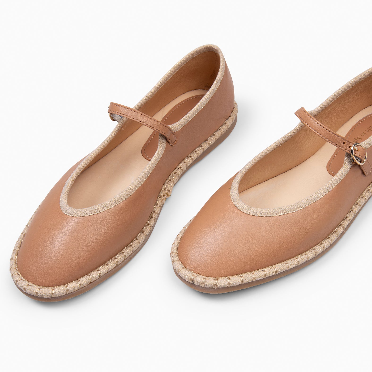 MARGARET - MERCEDITA PLANA CON TIRA CAMEL