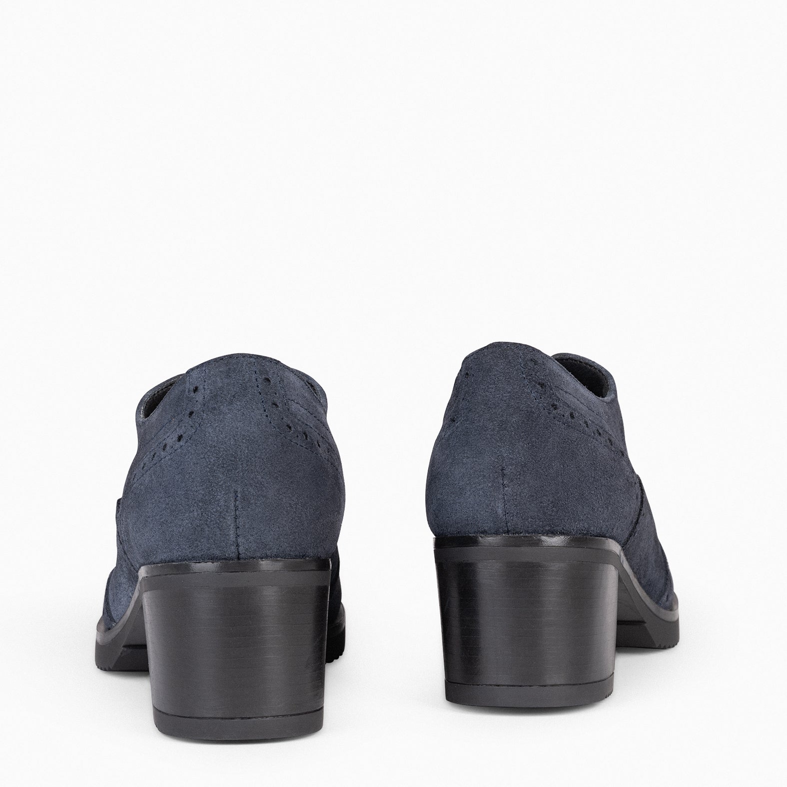 OXFORD – Blucher de mujer con tacón MARINO