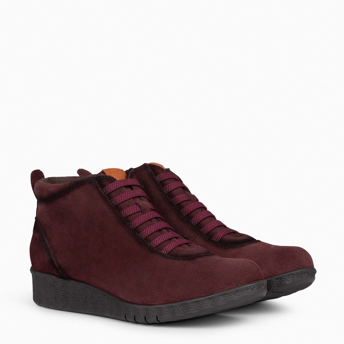 FLEXY - Zapatillas abotinadas BURDEOS