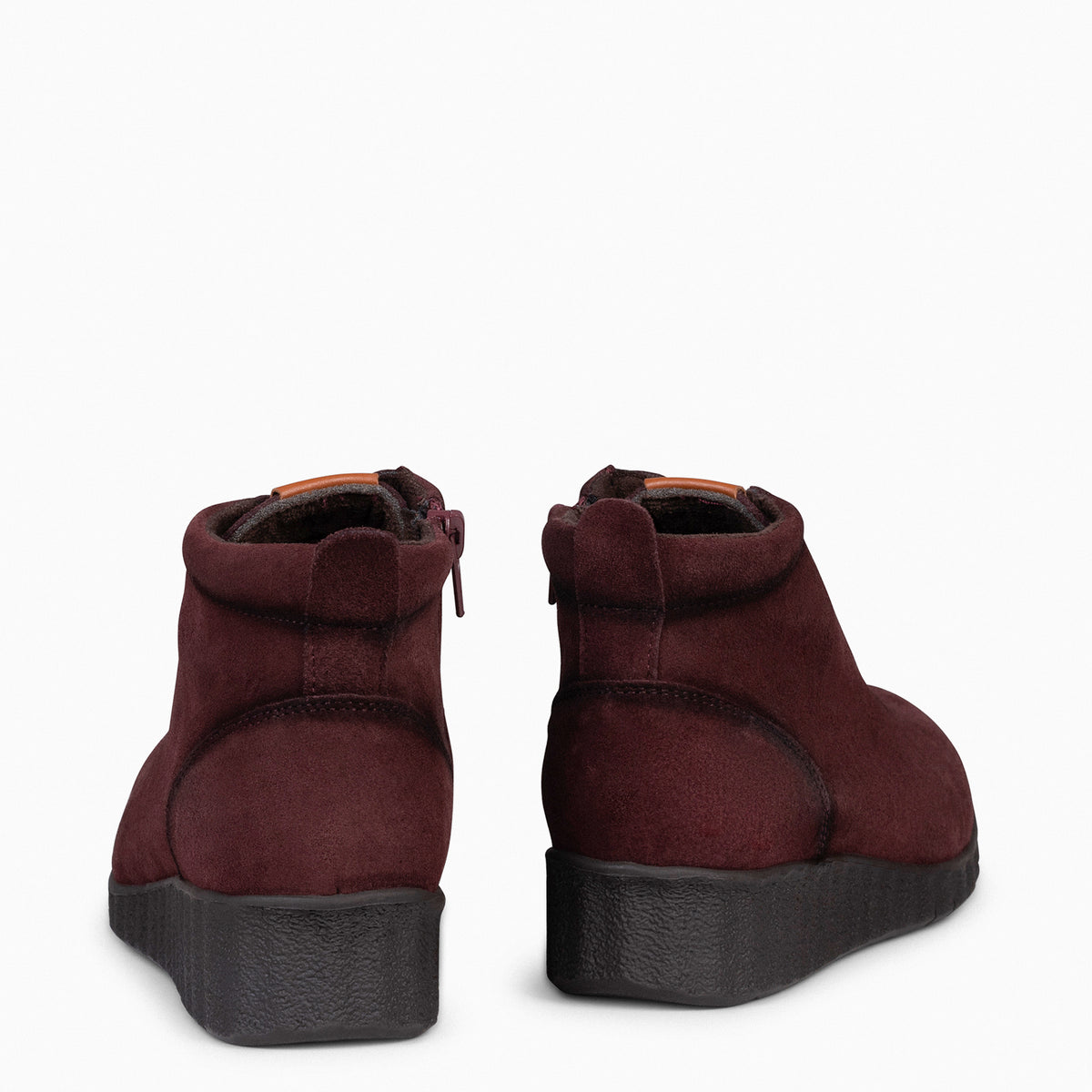 FLEXY - Zapatillas abotinadas BURDEOS